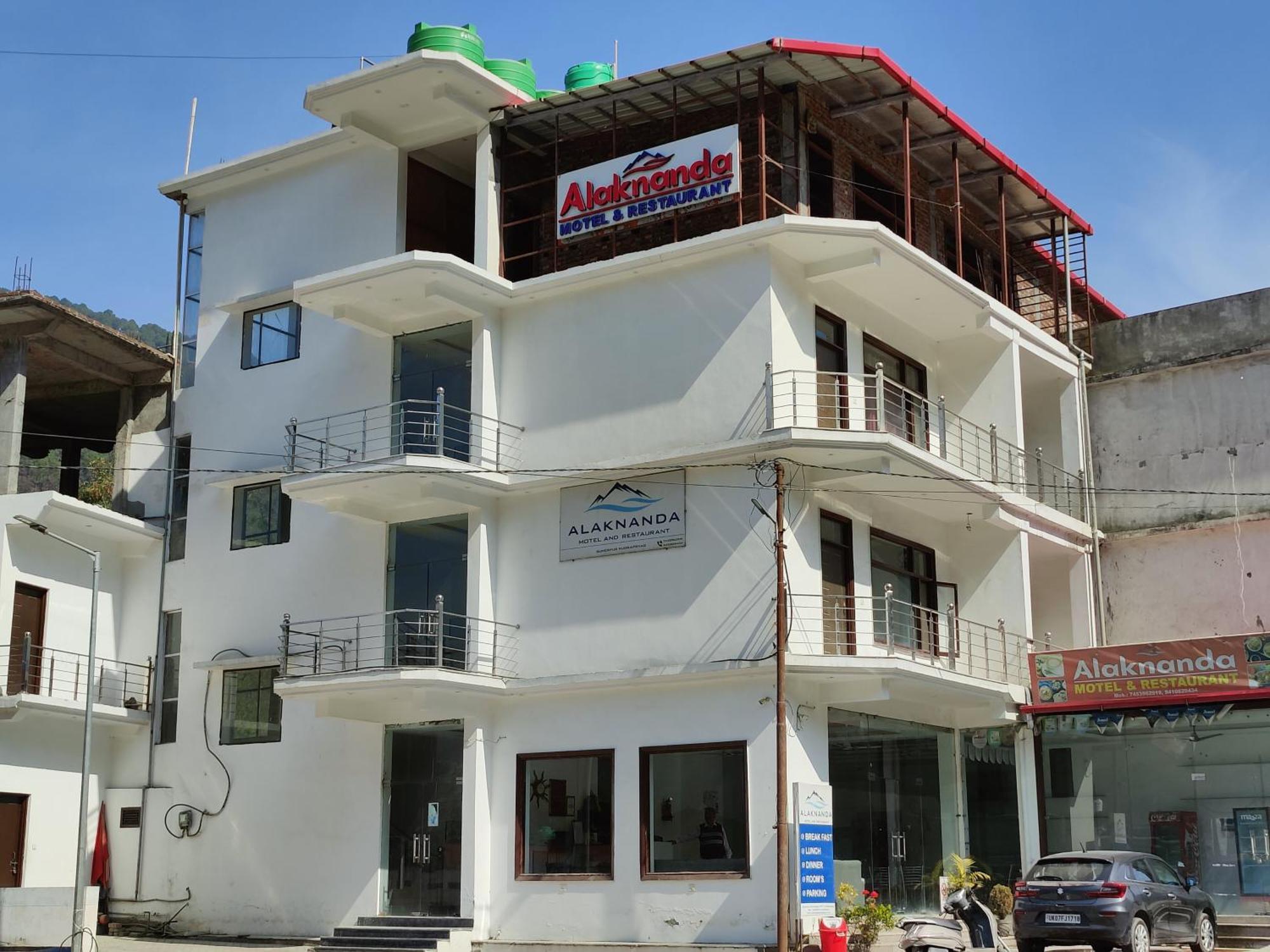 Alaknanda Motel & Restaurant Rudraprayāg Exteriör bild